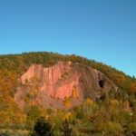 Blick auf den Steinbruch in Cronschwitz