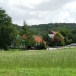 Ortsansicht Pösneck, ein Ortsteil von Berga-Wünschendorf