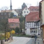 Ortsdurchfahrt Veitsberg mit Blick auf die Veitskirche