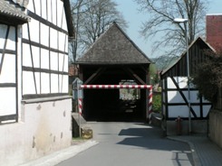 Holzbrücke © Stadt Berga-Wünschendorf